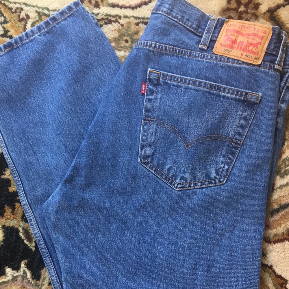 Men’s Levi’s 505 Regular Fit Jeans size W40/L40